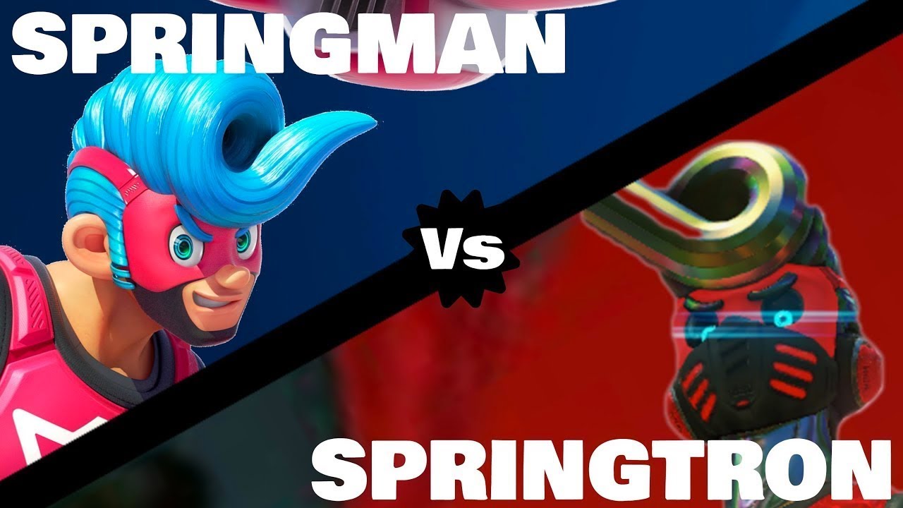 ARMS Springtron vs Springman (Targets) Gameplay HD - Fun Game for Kids