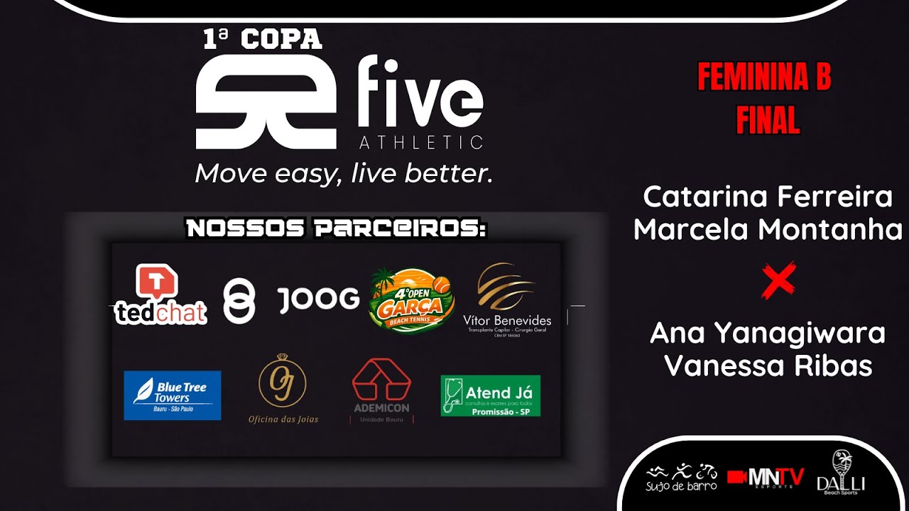 AO VIVO -1° COPA FIVE ATHLETIC - DALLI BEACH SPORT - BAURU -SP