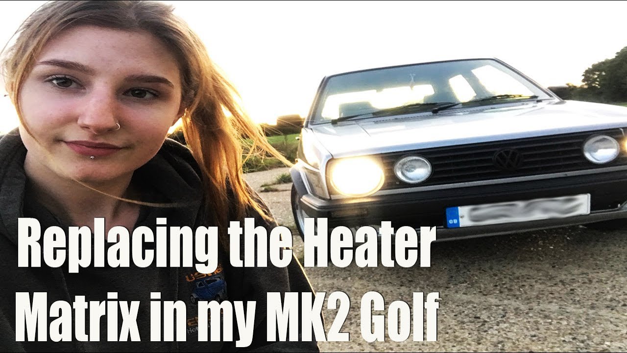 Replacing the Heater Matrix in my Mk2 Golf