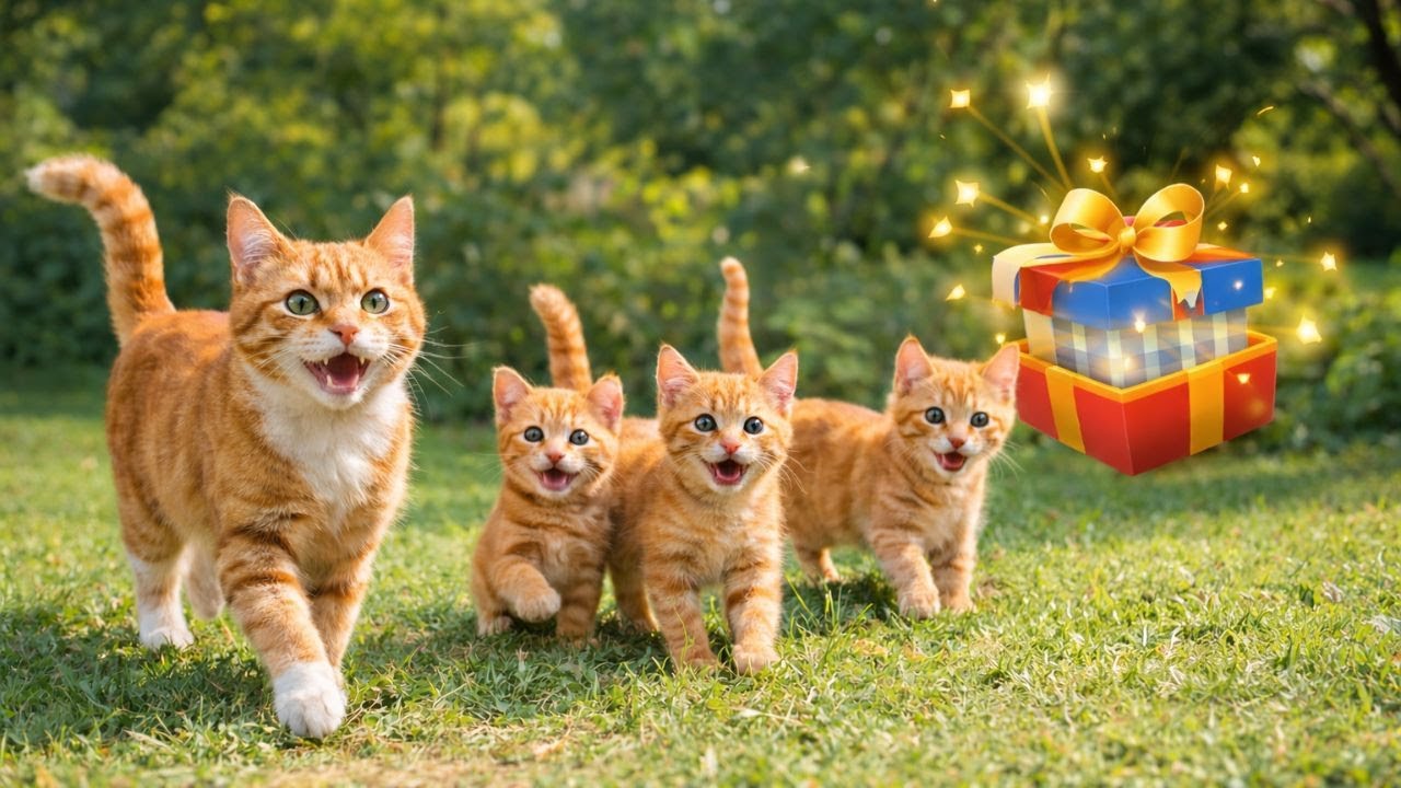 Mama Cat and Kittens Spend a Day Full of Surprises (2026)