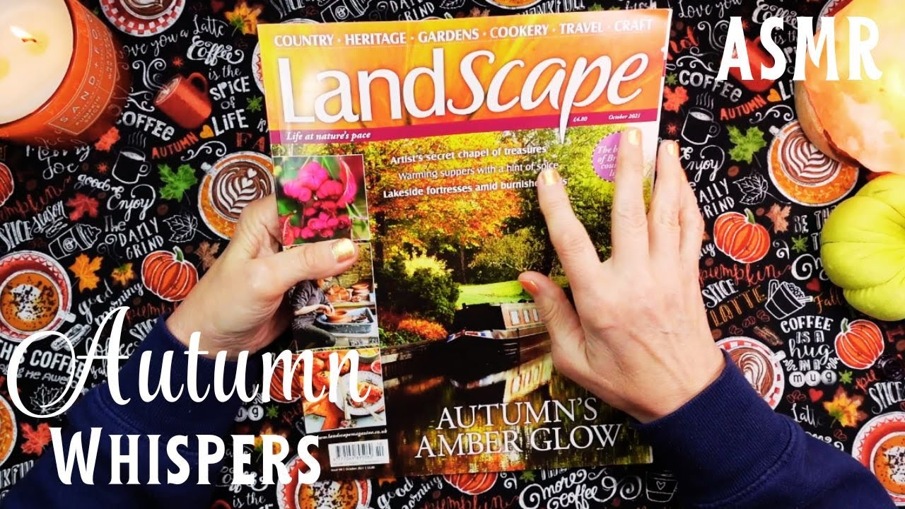 ASMR | Such a Gorgeous Magazine! Whispered Browsing, Reading & Lozenge!