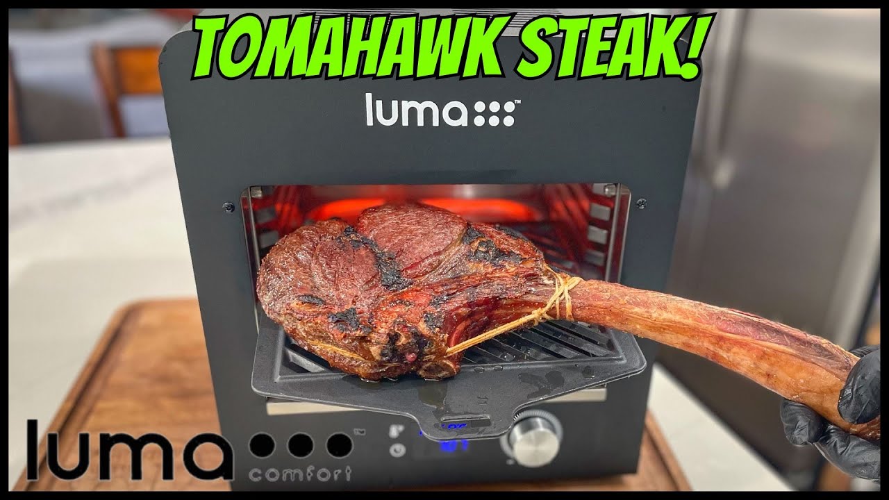 Reverse Seared Tomahawk Steak! Luma Electric Steak Grill! (SKU: LSGE80BK00)