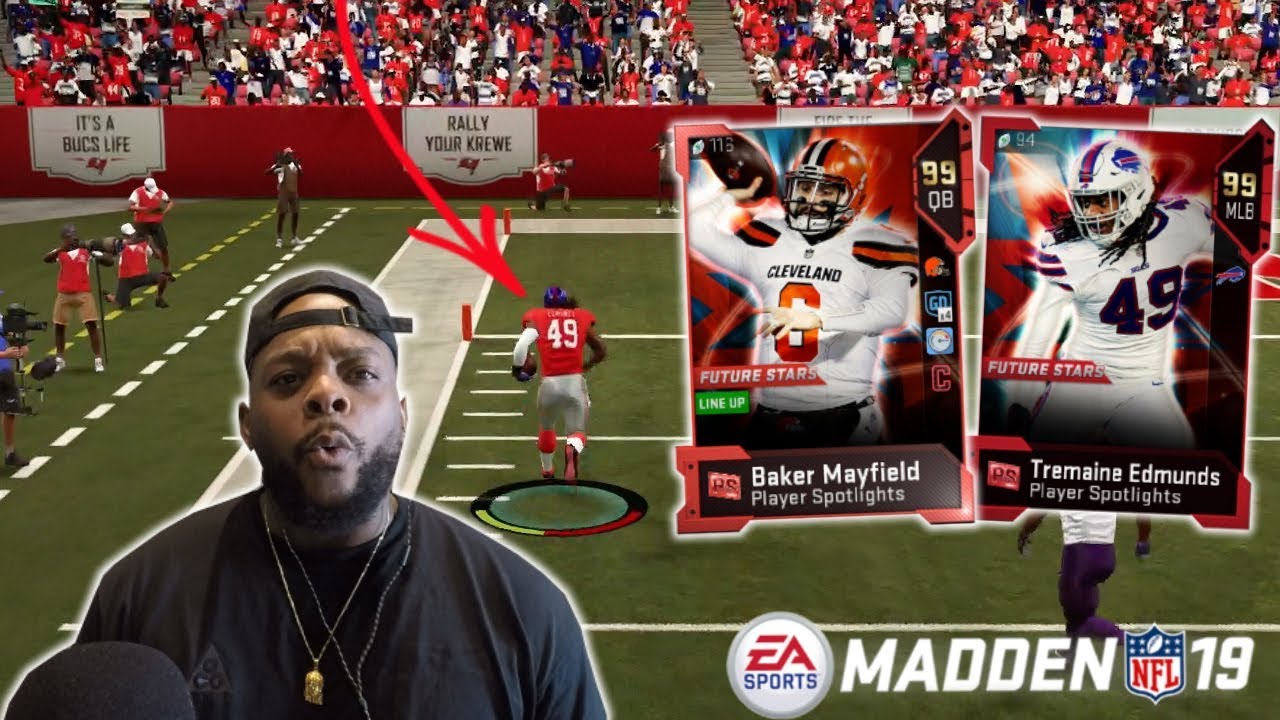 PLAYER SPOTLIGHTS! BAKER MAYFIELD, TREMAINE EDMUNDS, SHADY MCCOY!| MADDEN 19 ULTIMATE GAMEPLAY!