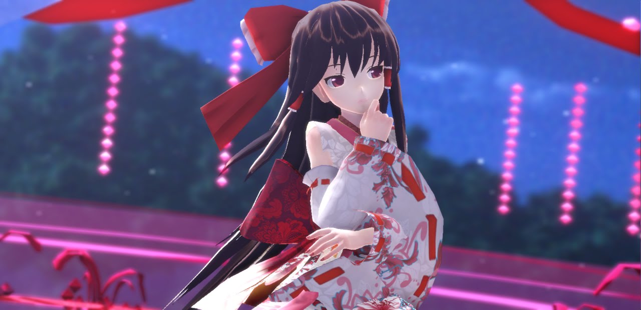 【東方偶像鄉 MMD】博麗霊夢【極楽浄土】