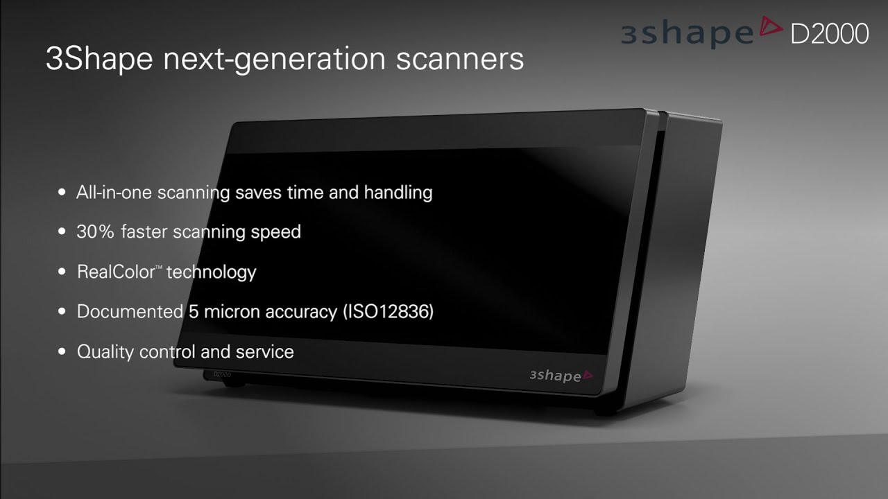 Live All-in-One Scanning with 3Shape D2000