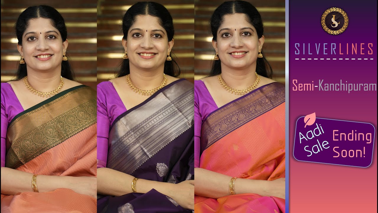 Semi Kanchipuram |  Aadi sale | Vol - 38 | Free Shipping | WA - 8680897817