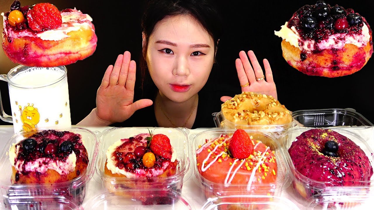 너무 맛있어서 또 먹었도넛 먹방 MUKBANG