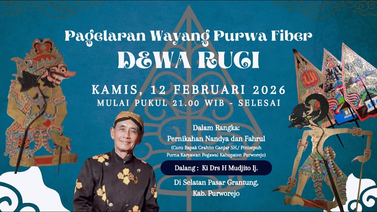🔴Live PAGELARAN WAYANG PURWO FIBER - KI Drs. H. MUJITO Ij. Lakon DEWA RUCI