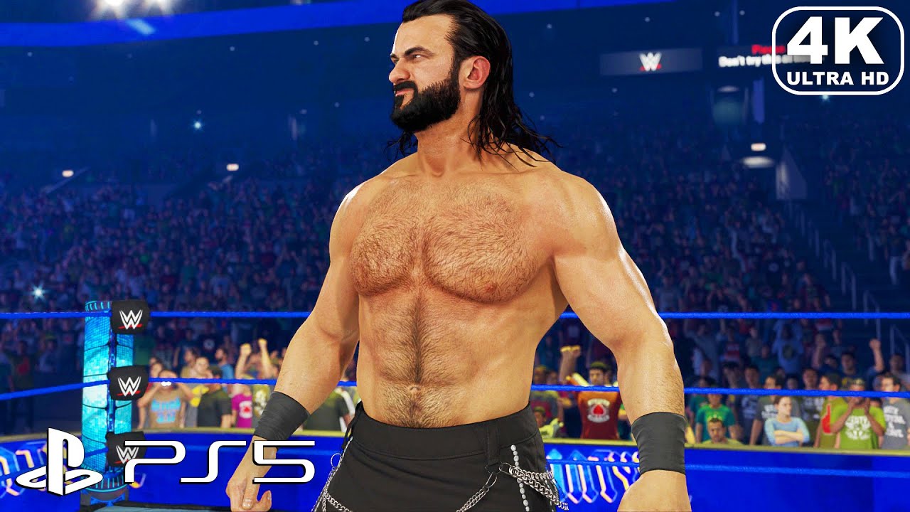 WWE 2K23 PS5 - Drew McIntyre vs Bobby Lashley (4K ULTRA HD PS5) WWE 2K