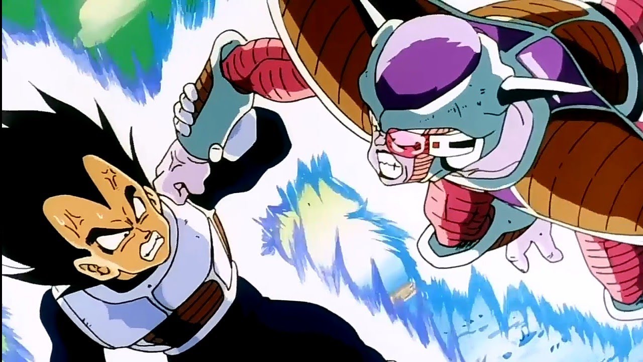 Freeza testa Vegeta Dragon Ball Z saga Freeza (DUBLADO-BR)