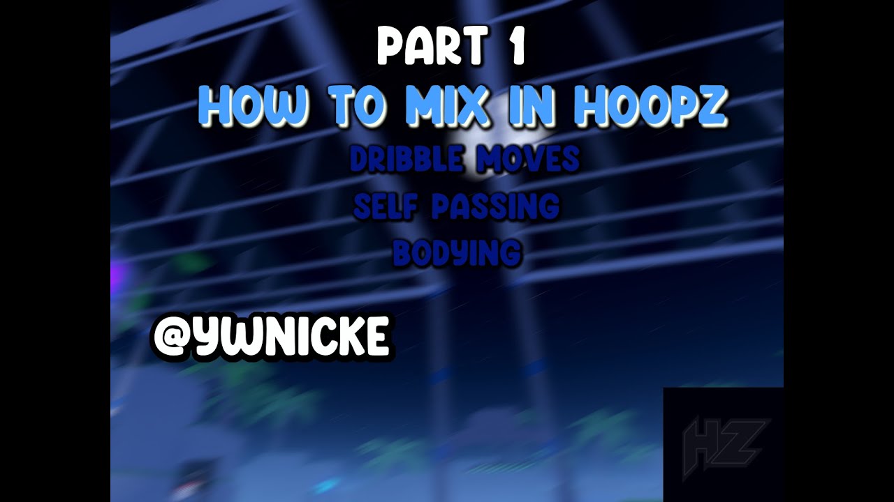 HOW TO MIX IN HOOPZ TUTORIAL | ROBLOX