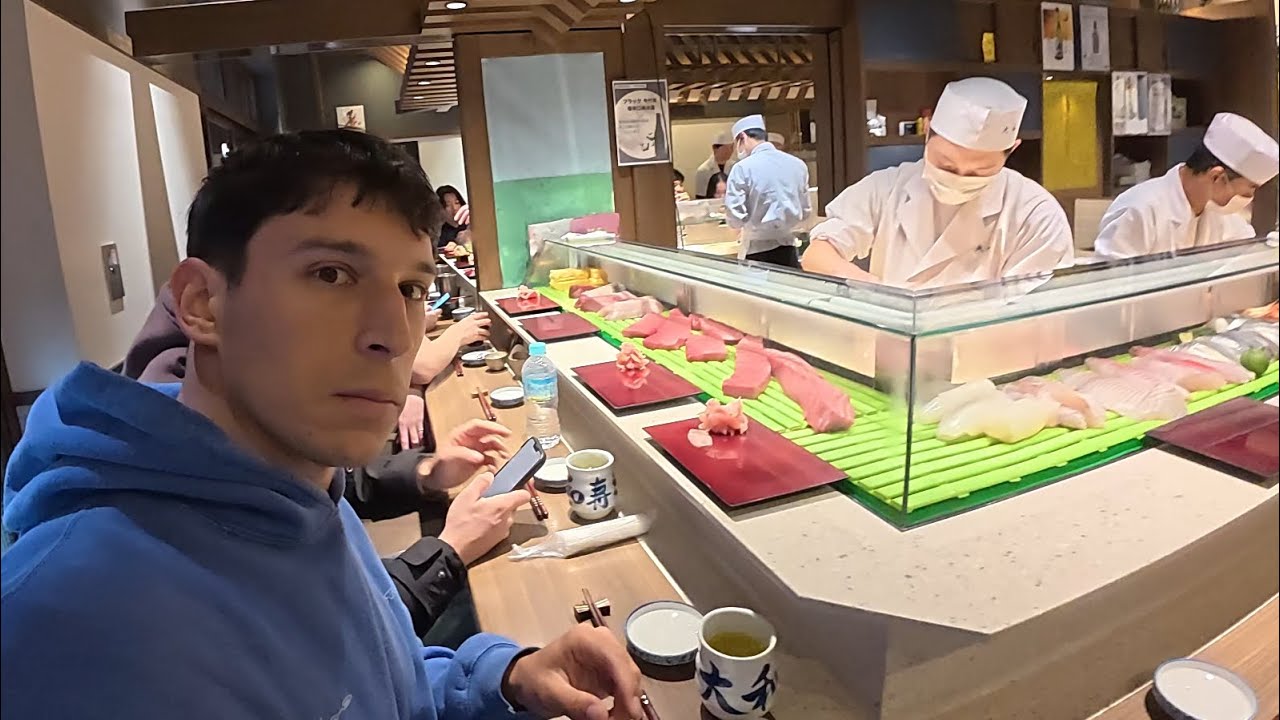 Omakase di Sushi a €30 nel mercato di pesce a Tokyo 🇯🇵 Vlog#42