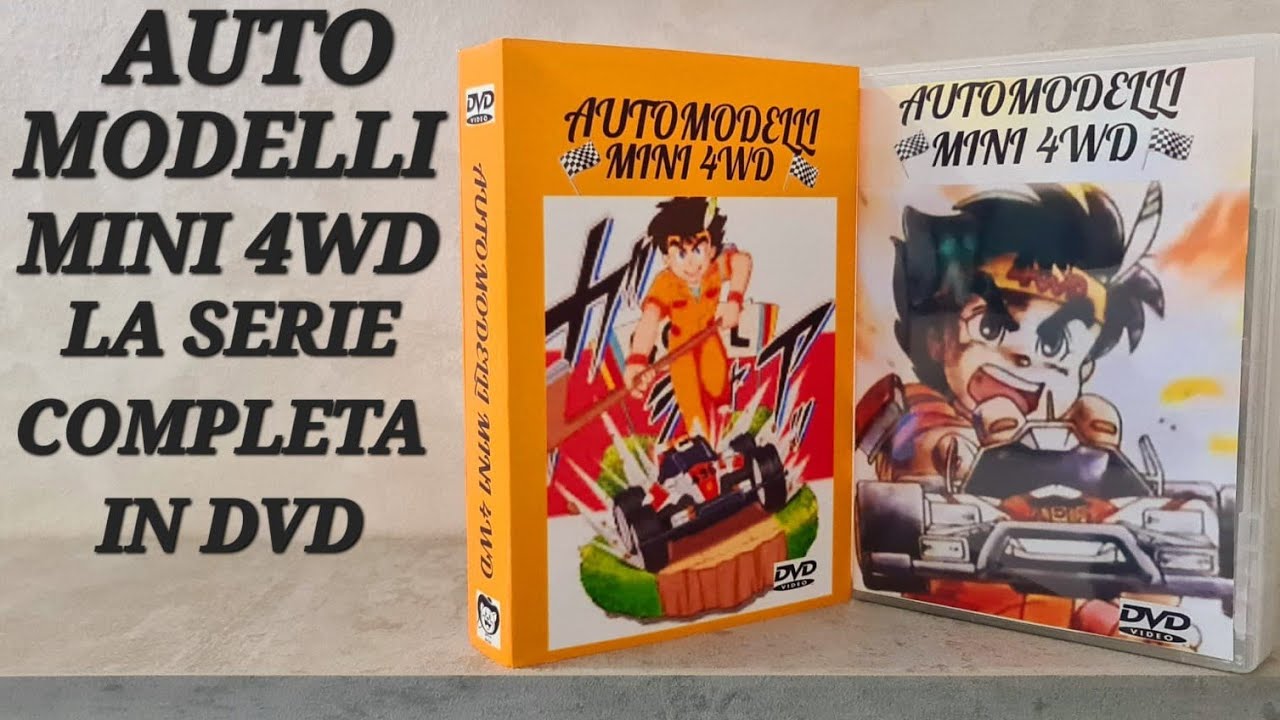 AUTOMODELLI MINI4WD LA SERIE COMPLETA IN DVD...