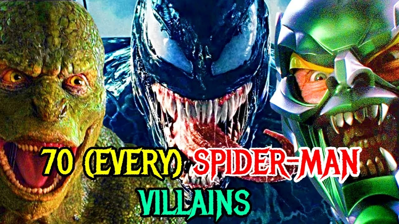 70 (Every) Spider-Man Villains - Backstories Explored - The Mega Spider-Man List!