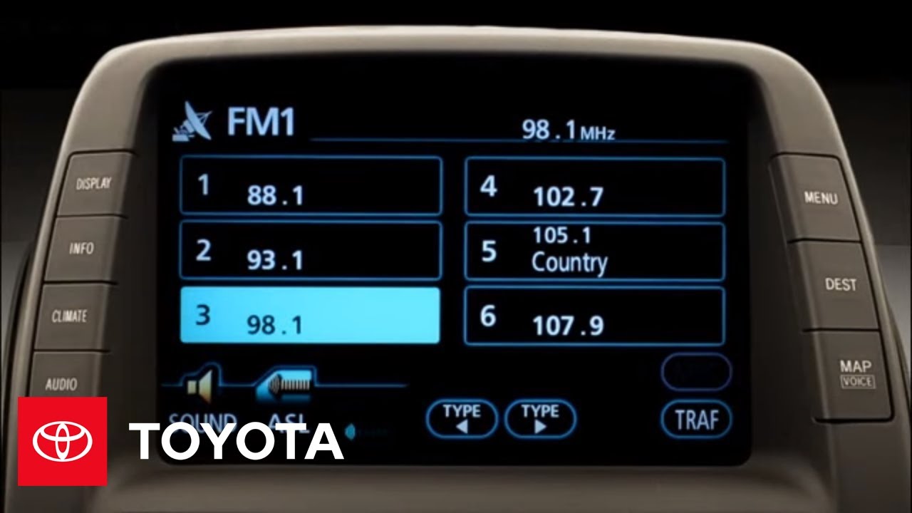 2009 Prius How-To: Program the Radio Preset Buttons | Toyota