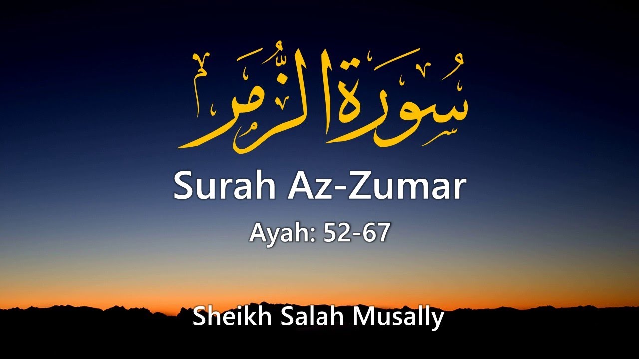 Surah Az-Zumar (Ayah 52-67) || Salah Musally || Sohail Mattezai