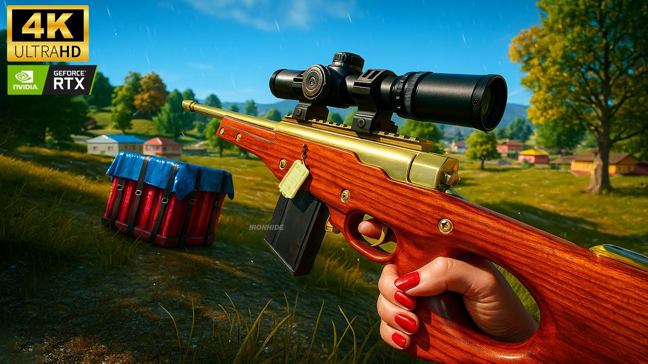 🔴 PUBG PC: Erangel Solo 4K Gameplay with AWM (No Commentary)