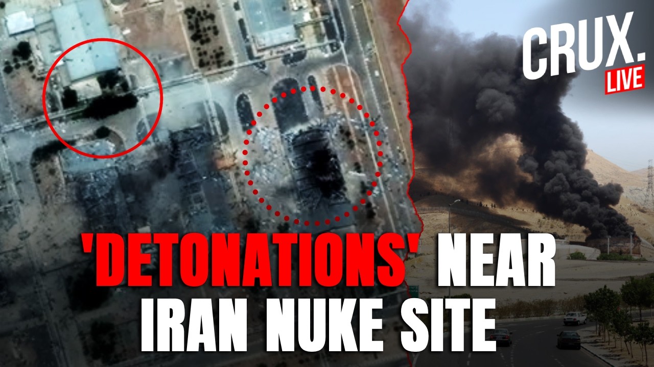 Iran LIVE | Massive Detonations Near Isfahan Nuclear Facility | Israel | Khamenei | Trump | Crux