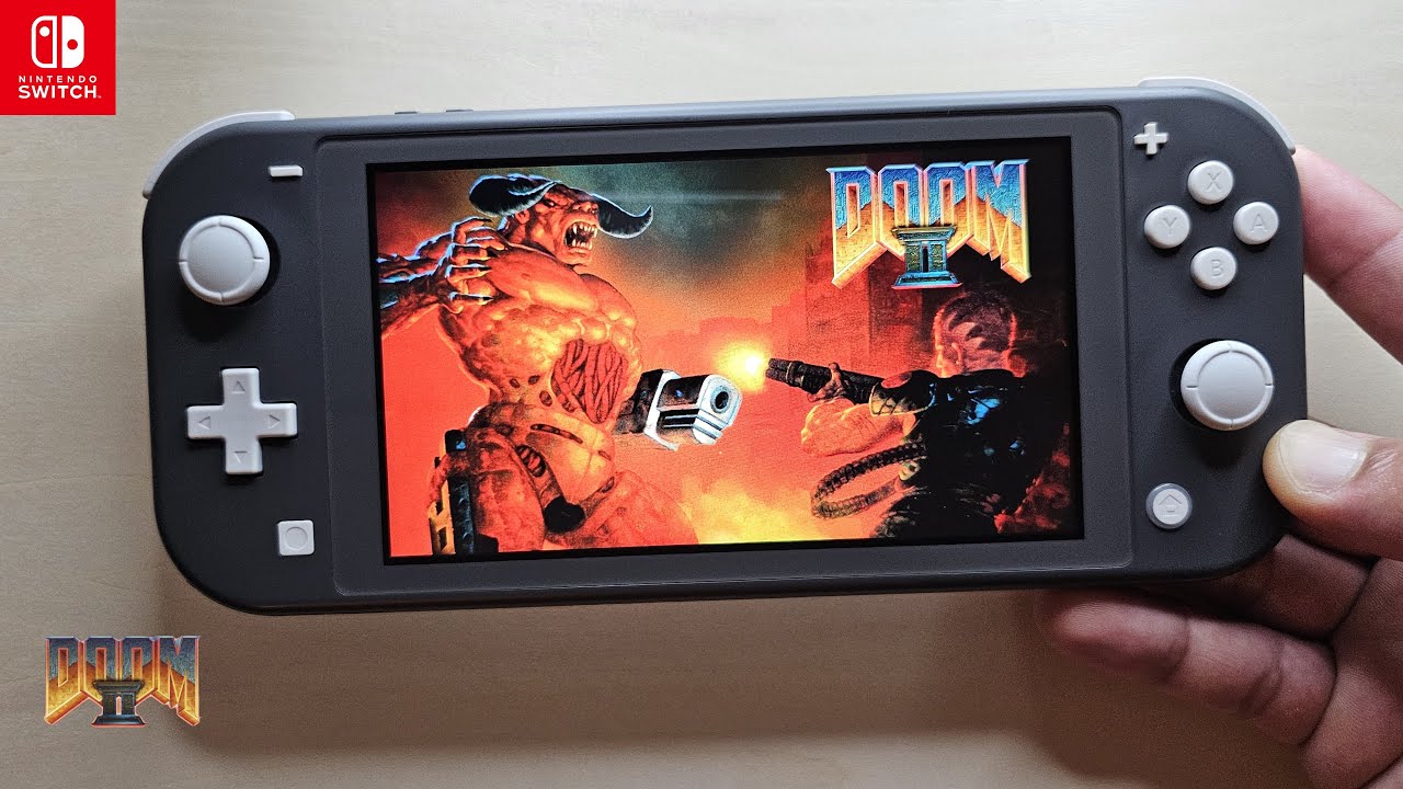 DOOM 2 Nintendo Switch Lite Gameplay