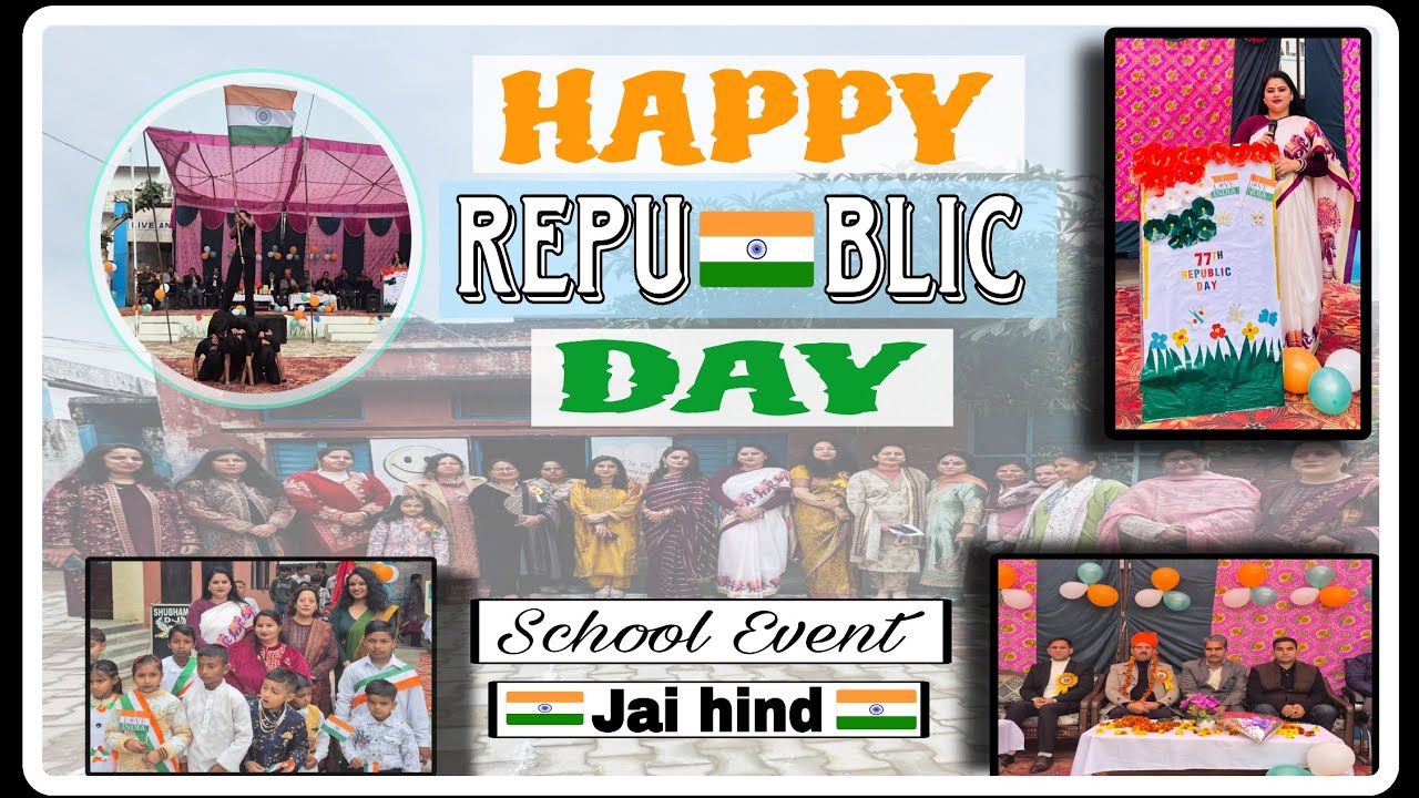 77th Republic Day Celebration Vlog || 26th January Vlog || School Event || Community Celebration ||
