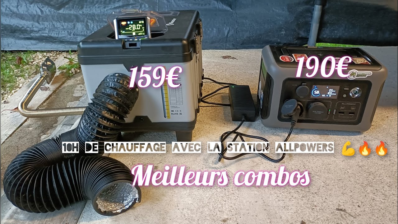 chauffage diesel brancher sur station énergie allpowers 👌🔥🔥💪webasto le meilleur combos