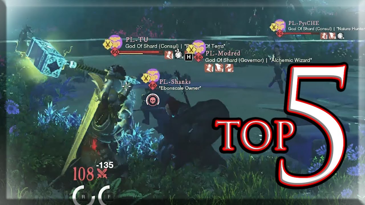 His Heavy Tank Build Is Killing Everyone.. 🛡 New World Top 5 PvP Fights # 4 - New World PvP Gameplay