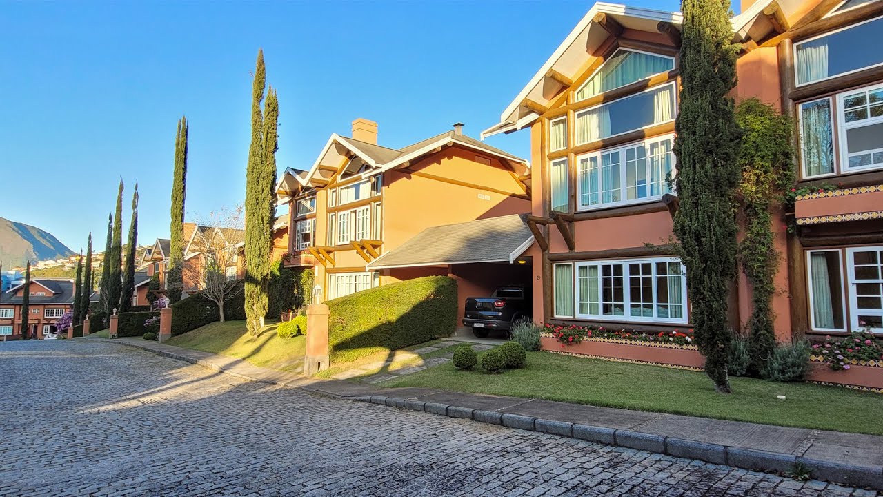 TERESÓPOLIS I IÚCAS I MODERNA CASA ESTILO SUÍÇO I ÓTIMA INFRA LAZER/SEG. I 263M2 I 4 QTOS I 6 BANHS.