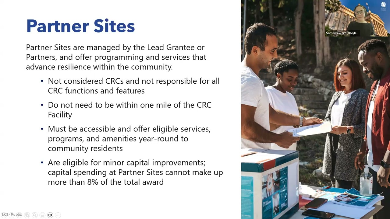 CRC Implementation Grant Application Components Overview