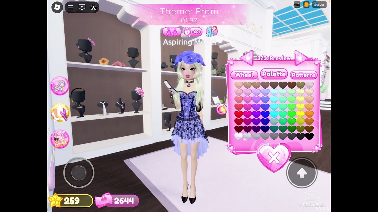 First Dress to Impress video! I never win&hellip;:(