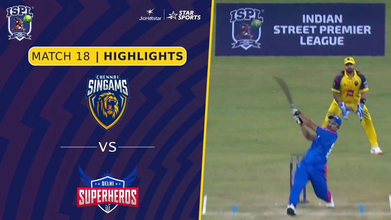 Salman Khan’s Delhi Superheroes clinch 4-wicket win over Chennai Singams | Highlights | #ISPLT10