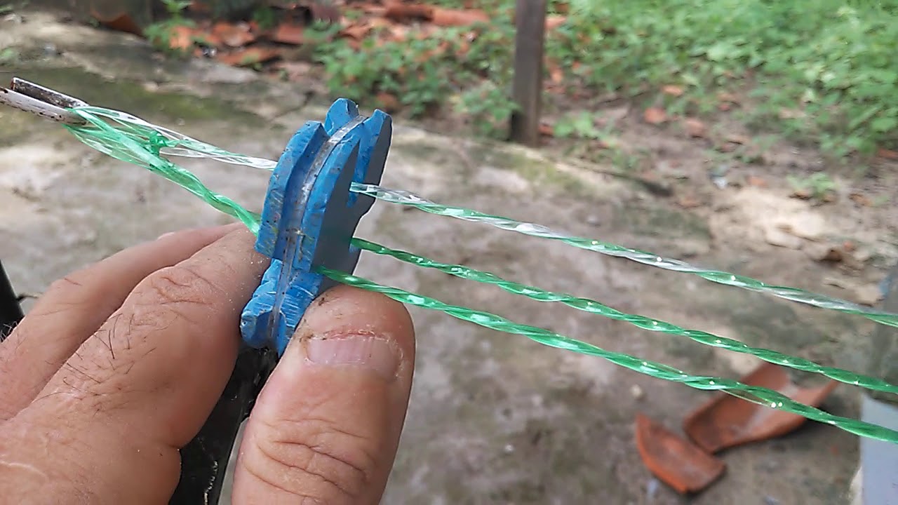 Engenhoca pra torcer corda de varal
