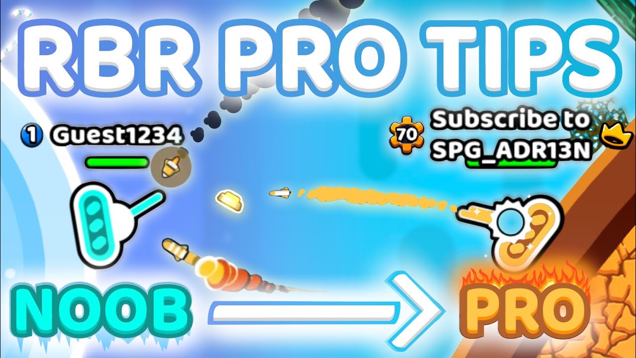 PRO TIPS for BEGINNERS in RBR (Rocket Bot Royale)