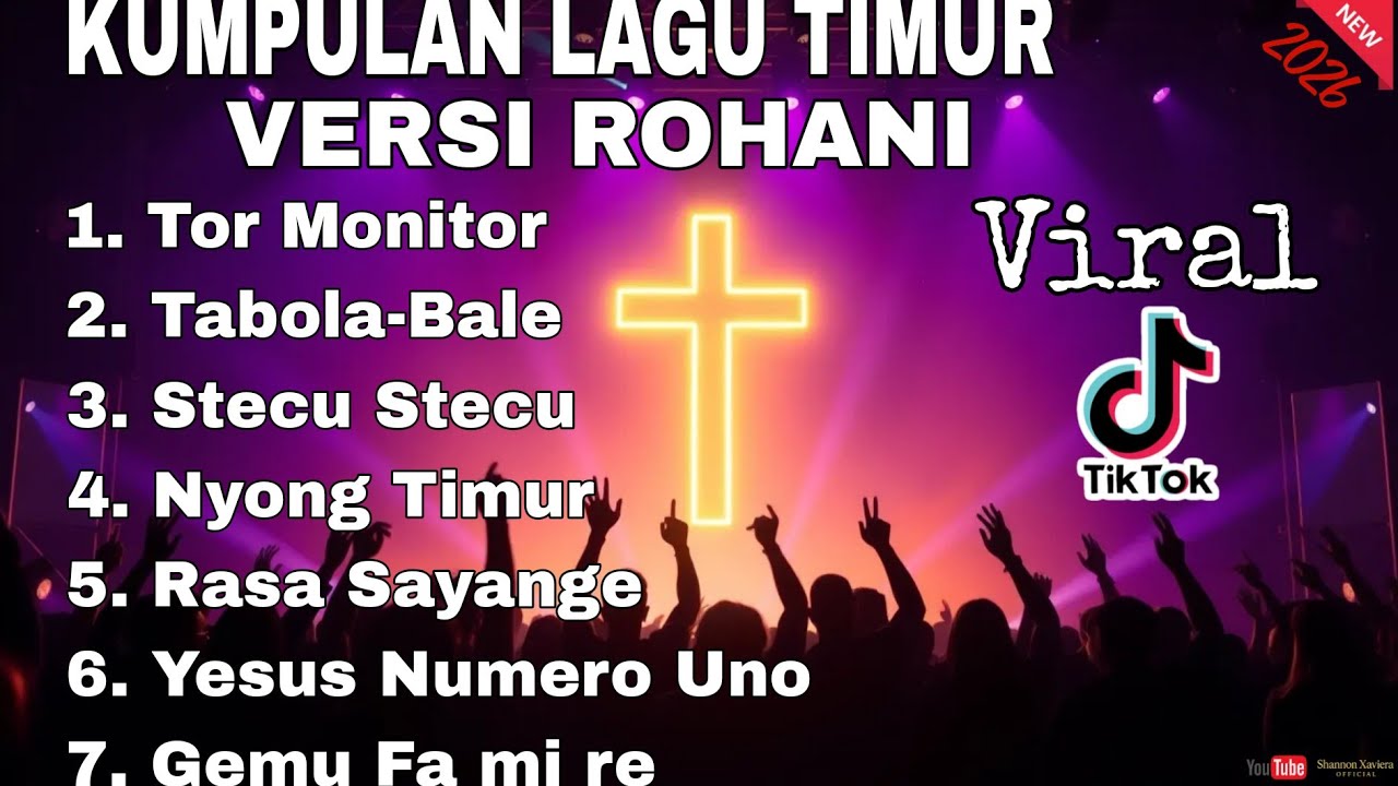 Kumpulan Lagu Timur Versi Rohani 2026 | Lagu Viral TikTok Kristen | Pujian Sukacita Penuh Energi
