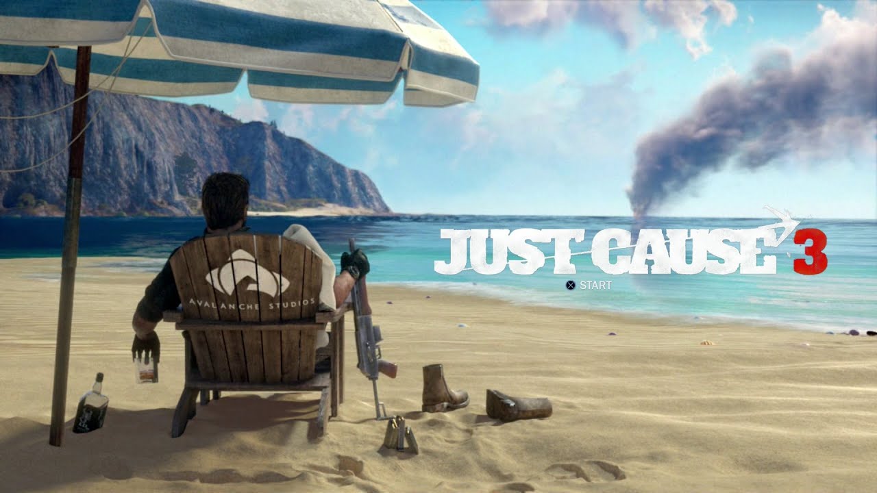 Just Cause 3 start new game on the Boom Island