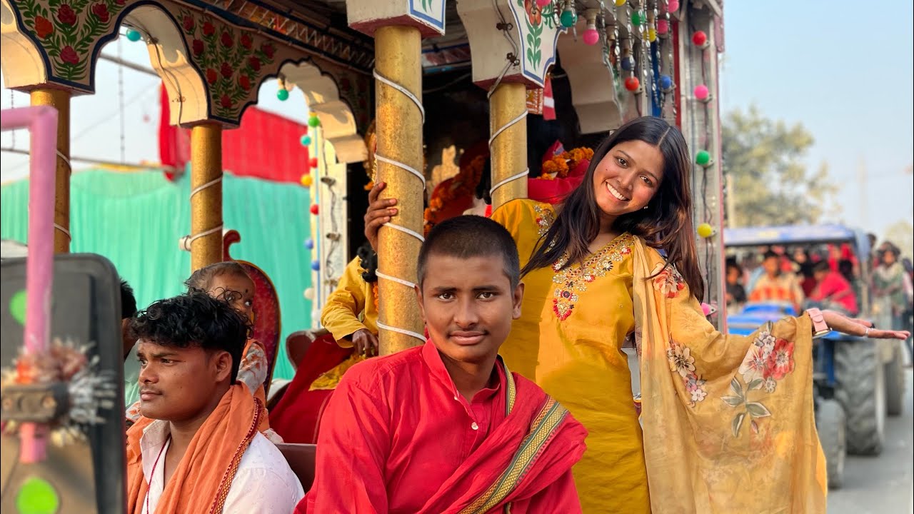 Ram ji ka bhvya barat 🚩पूरा गाँव झूम उठा 🥰 |miss_suppy_princess l 