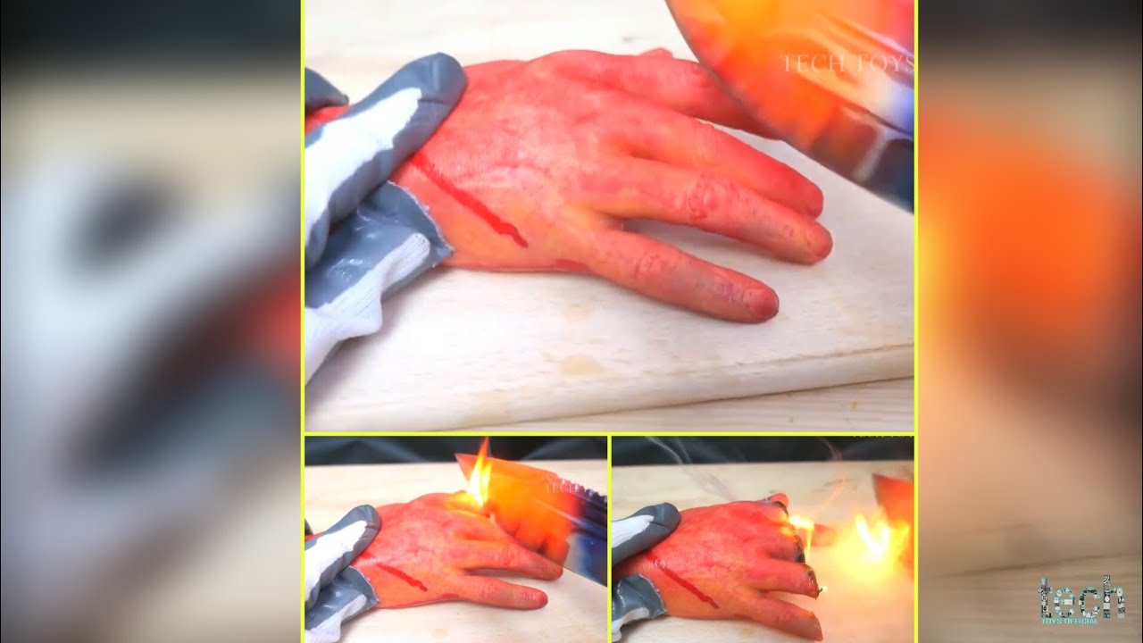 Mind Blowing Experiment - 2000 Degree hot Knife vs Man's Hand | Crazy Experiments |