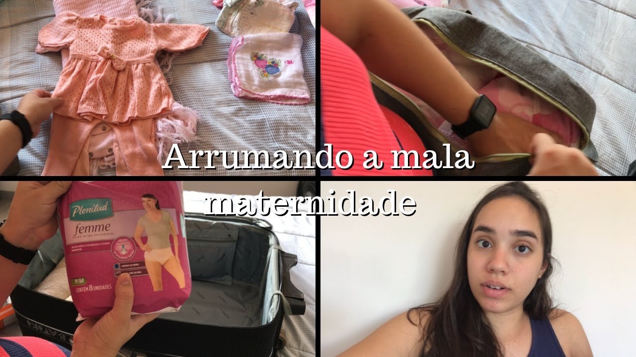 Arrumando a mala Maternidade da bebê e da mamãe | SOMENTE O ESSENCIAL 🧳👩‍🍼