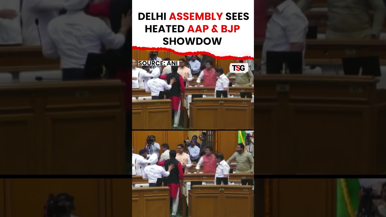 Delhi Assembly Sees Heated Faceoff Between AAP's Kuldeep Kumar and BJP's Ravi Negi #monsoonsession