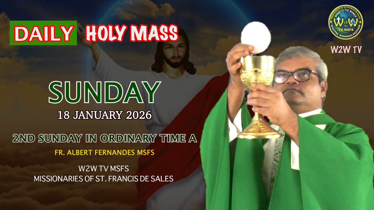 SUNDAY HOLY MASS | 18 JANUARY 2026 | 2ND SUNDAY IN ORDINARY TIME A by Fr Albert #dailyholymass