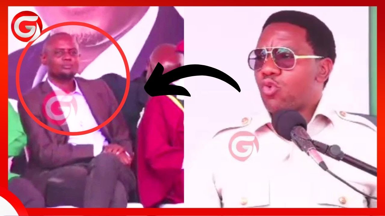 GAMBO AMGOMEA MAKONDA MBELE ya WAZIRI BITEKO - WENZAKE WASIMAMA YEYE AKOMAA KWENYE KITI...