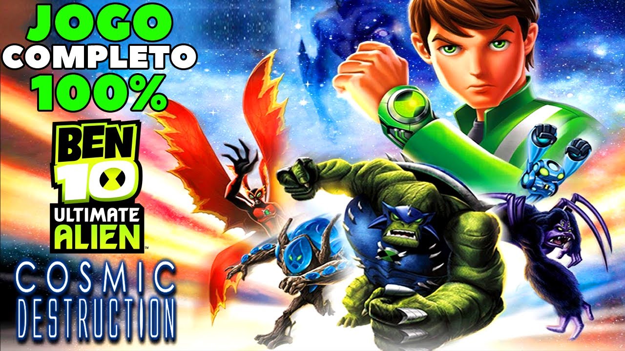 BEN 10: ULTIMATE ALIEN COSMIC DESTRUCTION! 100% DO JOGO COMPLETO (1080p 60FPS).
