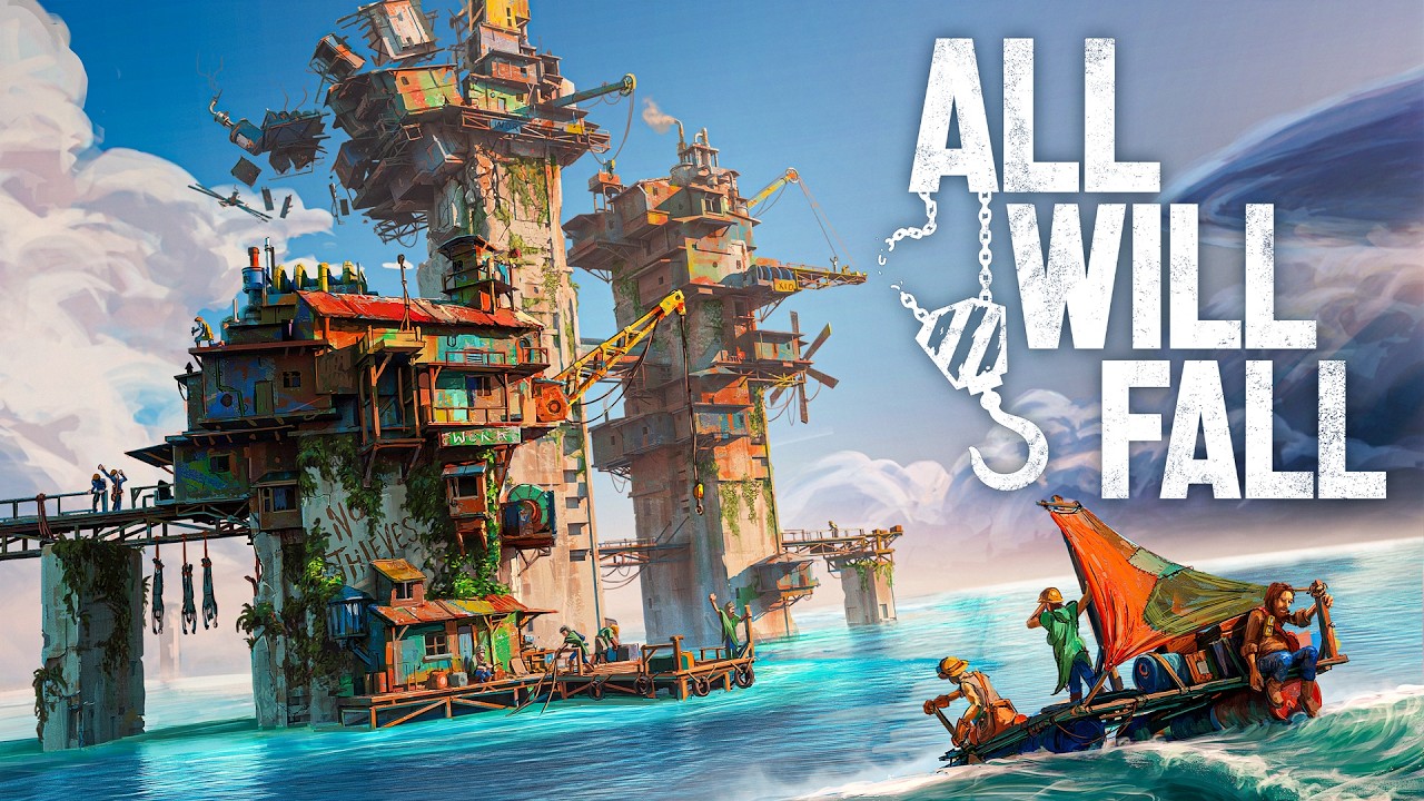A Colony Building Strategy Game on a Flooded World - All Will Fall