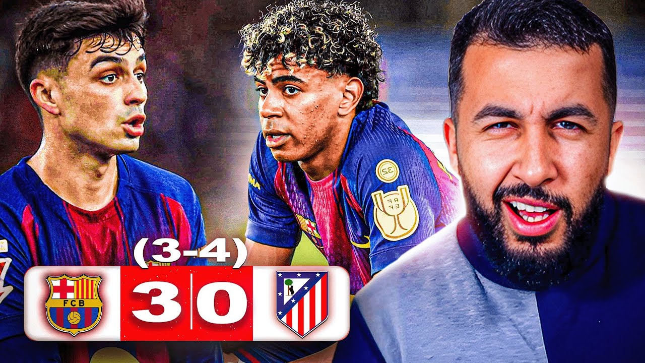 SUPER IMPRESSIVE EFFORT.. | BARCELONA 3-0 ATLETICO REACTION! 