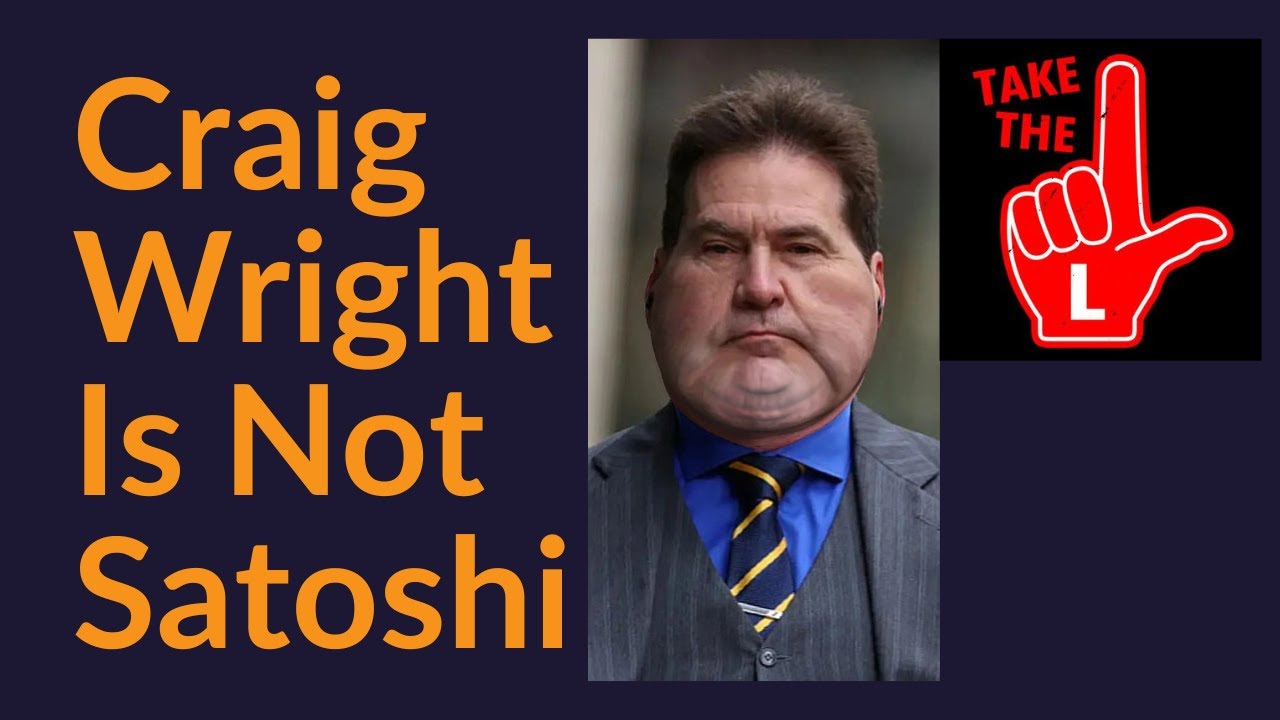 Craig Wright Is Not Satoshi