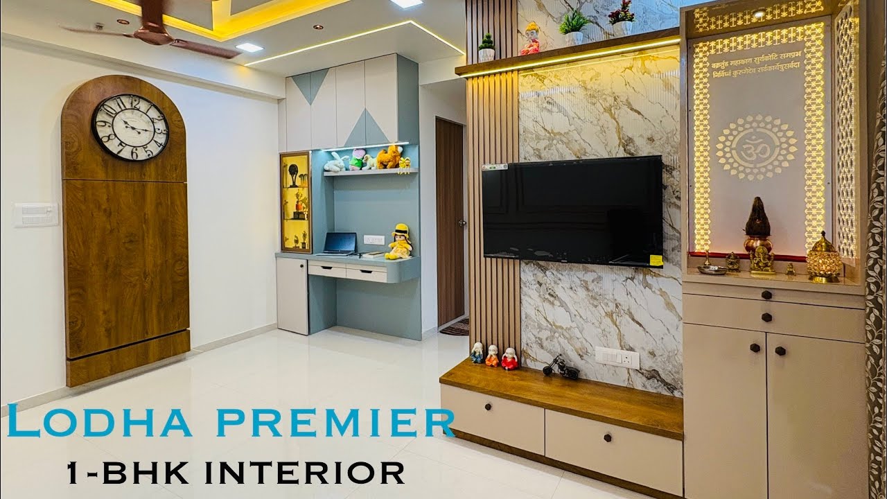 Casa Lodha Premier Dombivli | 1Bhk Interior Work With Affordable Price | #trending #interioridesign