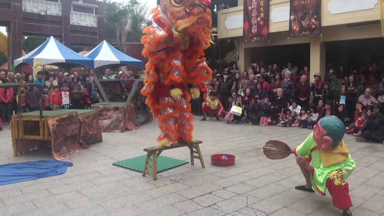 王功龍獅集團 草屯玉皇宮演出