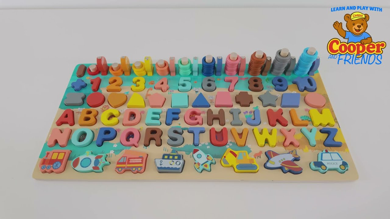 Learn Vehicles for Toddlers with Montessori Puzzle 🧩