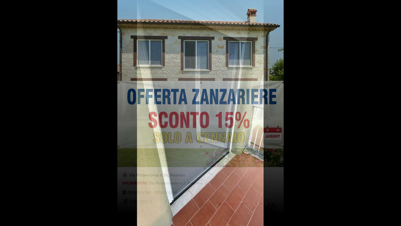 offerta zanzariere a gennaio
