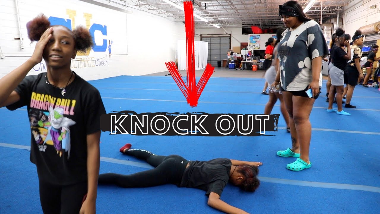 CUC: SHE GOT BEAT UP AT PRACTICE AND FELL FACE FIRST!!!