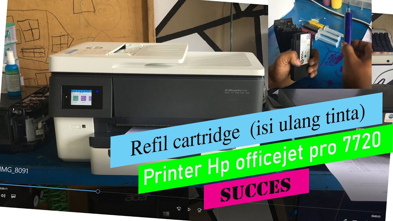 Refil cartridge Printer HP OfficeJet Pro 7720
